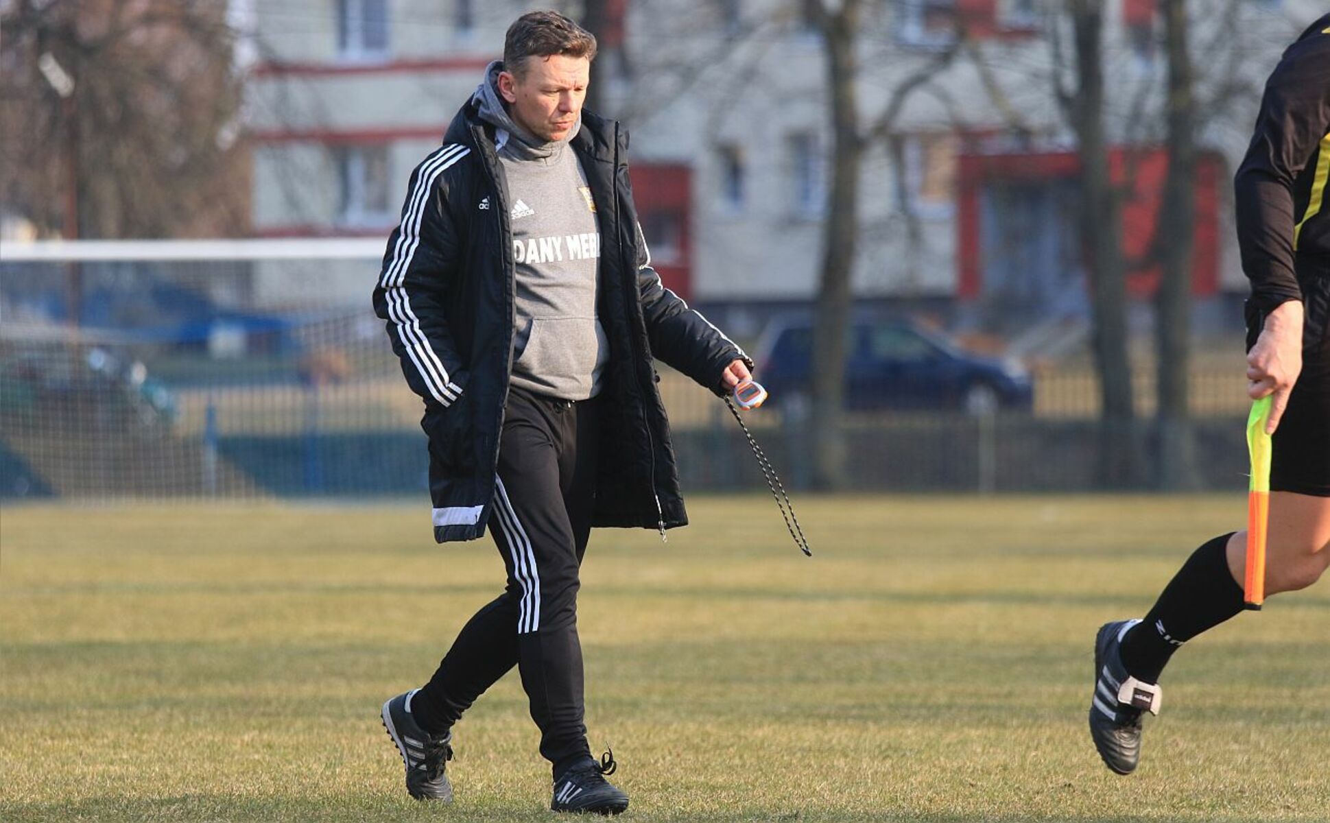 Krzysztof Machiński, trener Concordii Elbląg, fot. Paweł Piekutowski.