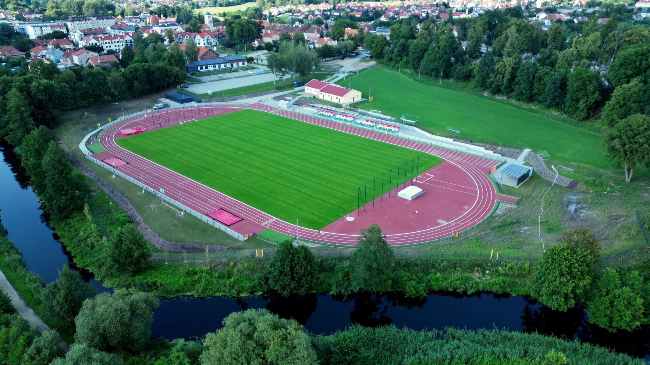 Stadion w Dobrym Mieście. Fot. Wojciech Porębski