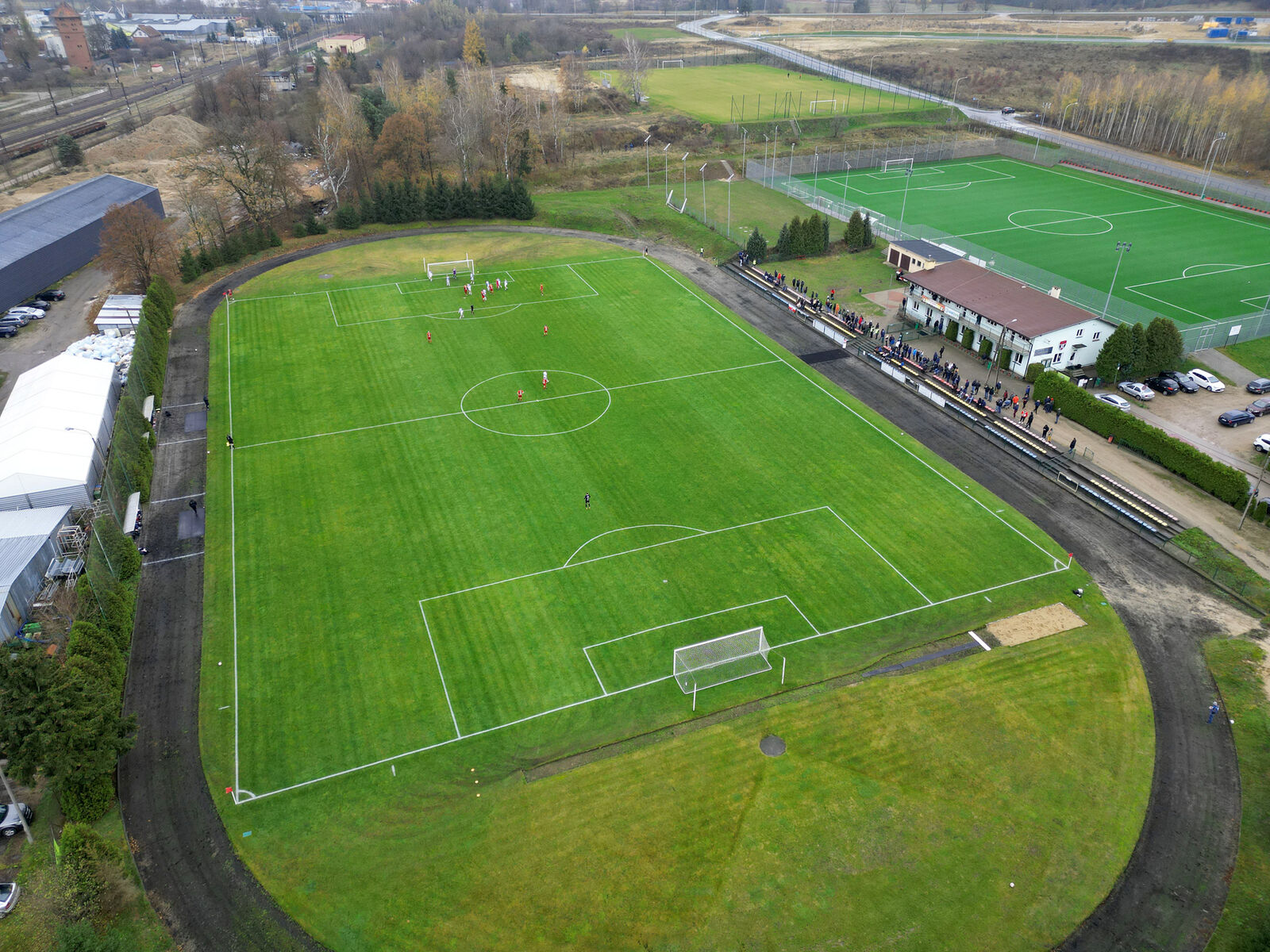 Stadion w Nidzicy. Fot. Łukasz Kozłowski