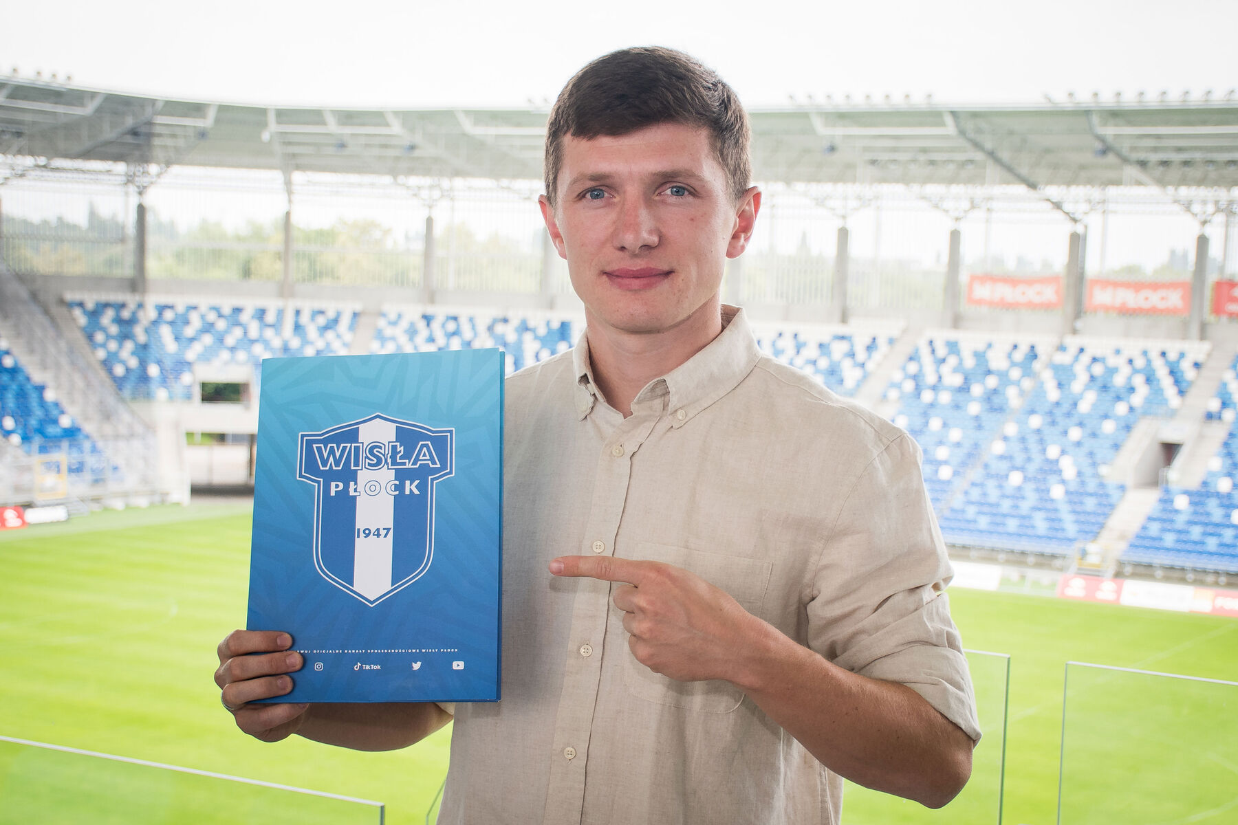 Dominik Kun. Fot. wisla-plock.pl