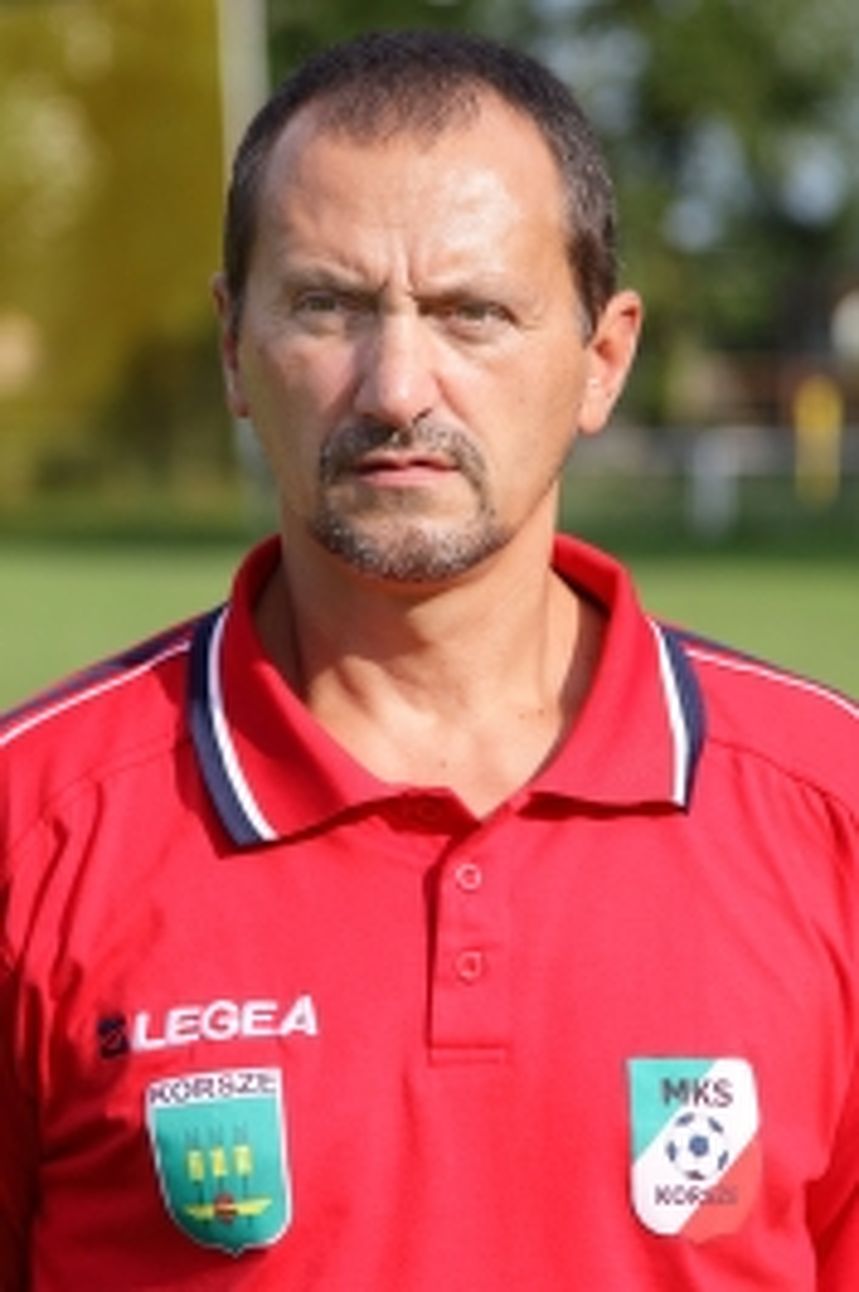 Mirosław Miller, trener MKS Korsze. Fot. www.mks-korsze.pl