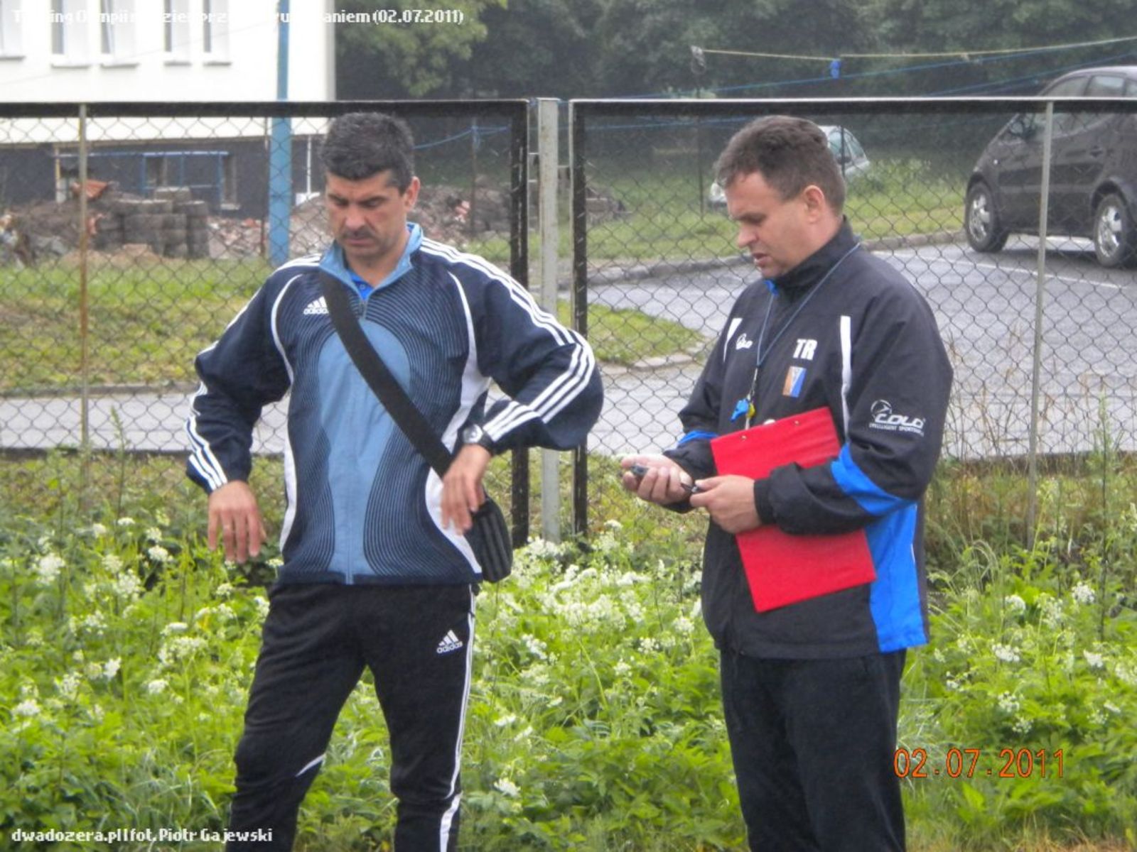 Adam Fedoruk (z lewej) i Grzegorz Wesołowski mają powody do niepokoju. Fot. PG