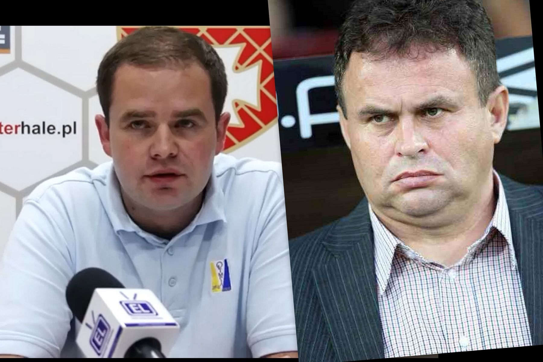 Bartłomiej Piór (z lewej) twierdzi, że zarząd Olimpii nie ufa już trenerowi Wesołowskiemu.