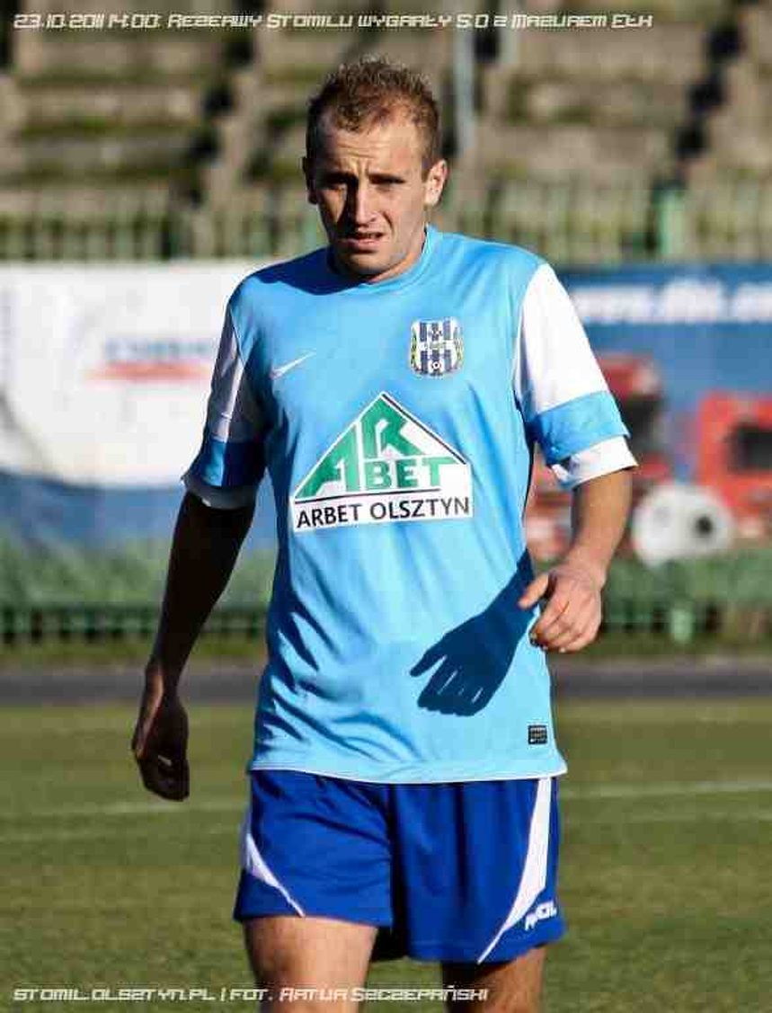 Kamil Bartosiewicz strzelił Mazurowi trzy gole. Fot. Artur Szczepański