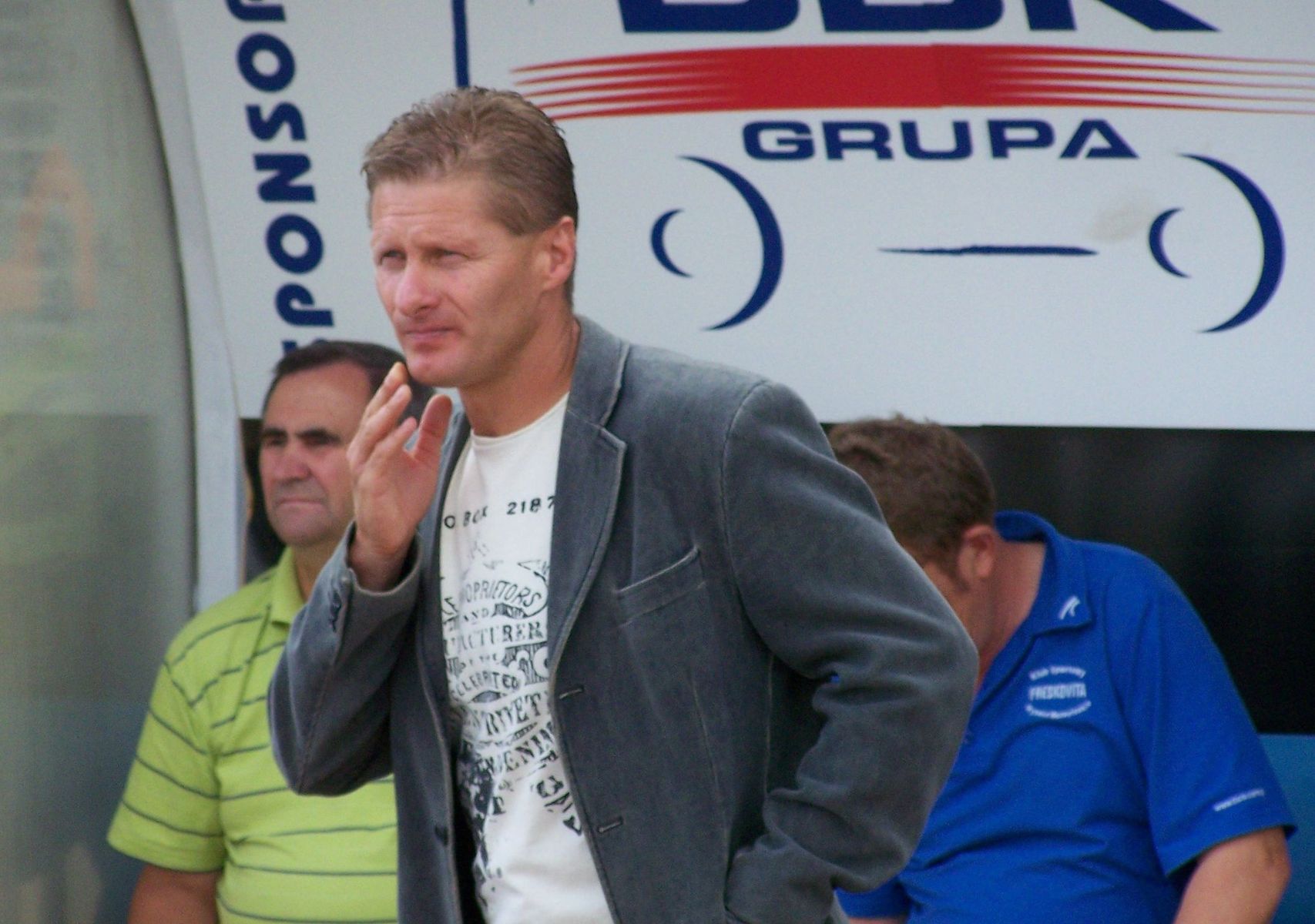 Trener Piotr Zajączkowski przenosi się z IV-ligowych Błękitnych Orneta do II-ligowego Tura Turek. Fot. Emil Marecki