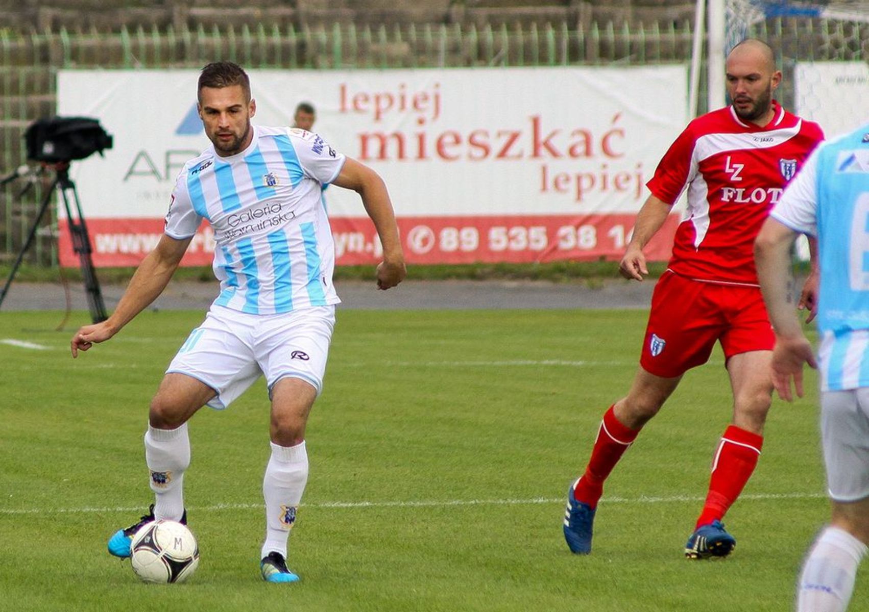 Występ Michała Glanowskiego spowodował, że drużyna z Węgorzewa może cieszyć się z trzech punktów. Fot. Artur Szczepański