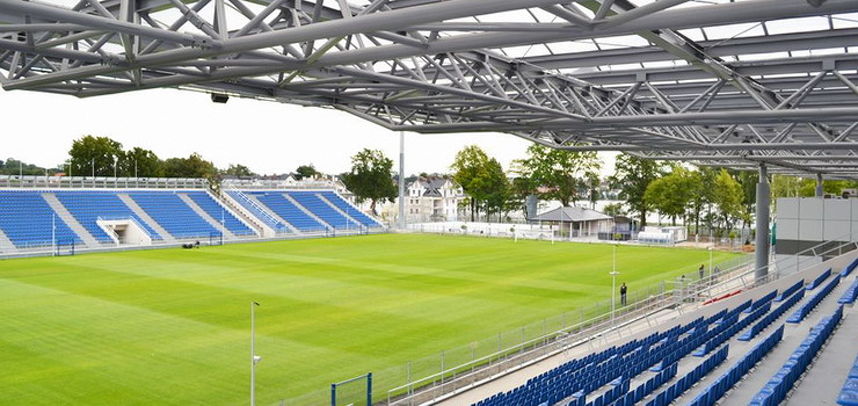 Stadion w Ostródzie. Fot. google.com