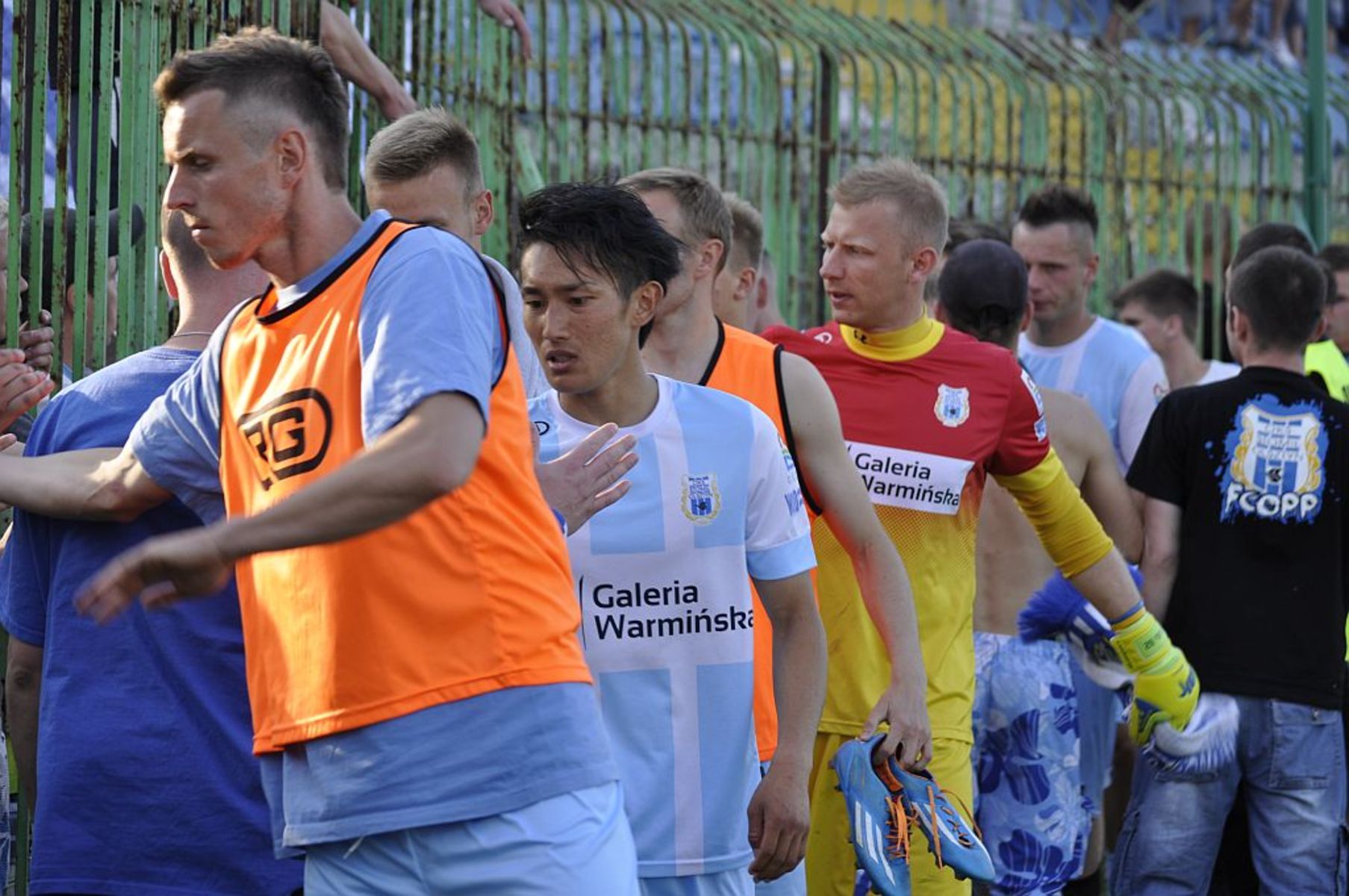 Stomil Olsztyn wygrał mecz, ale przegrał batalię o utrzymanie się w I lidze. Fot. Emil Marecki