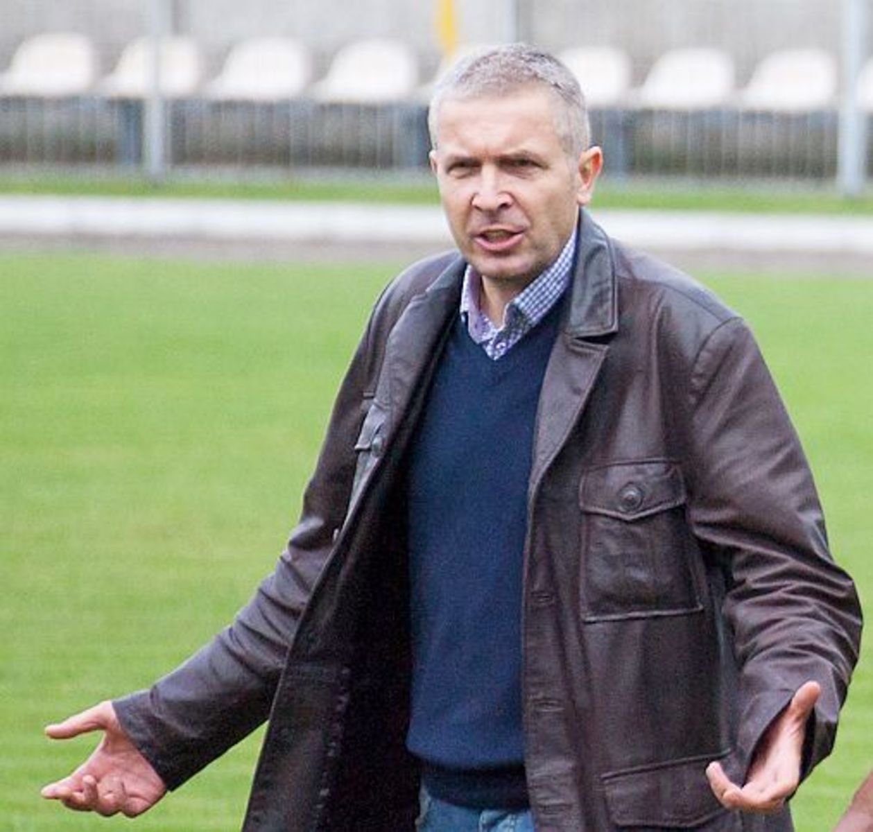Wojciech Tarnowski, trener Sokoła Ostróda. Fot. Dariusz Buczyński