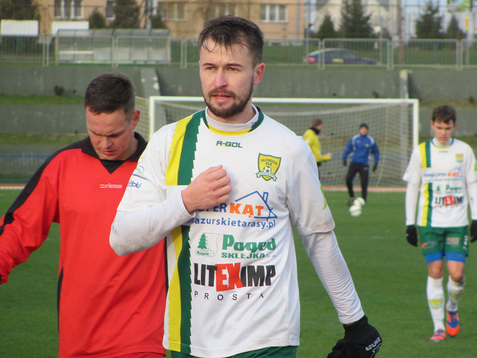 Kamil Jackiewicz strzelił trzy bramki w sparingu. Fot. Paweł Piekutowski