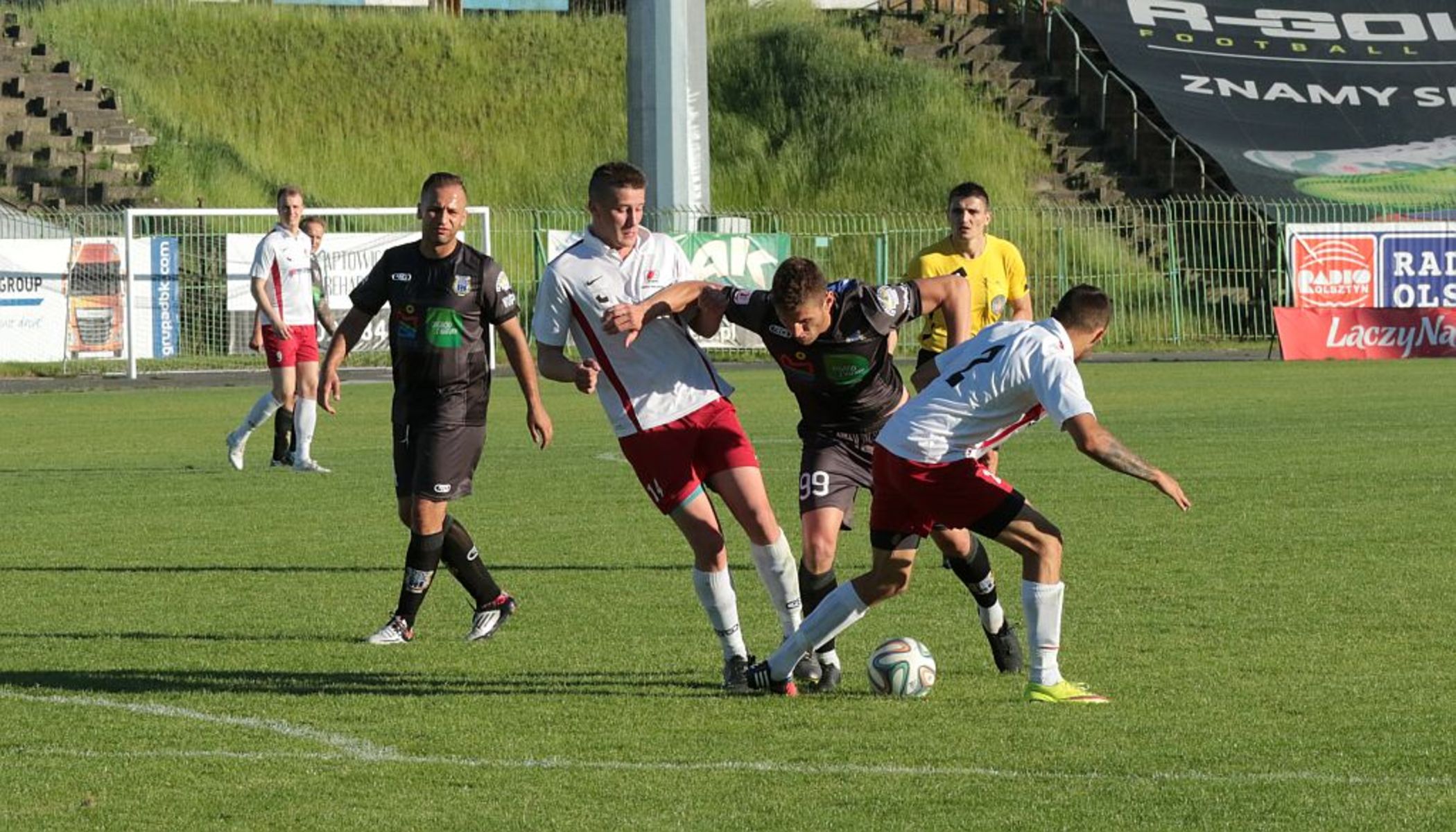 Stomil II Olsztyn przegrał 0:1 z Mrągowią Mrągowo. Fot. Emil Marecki