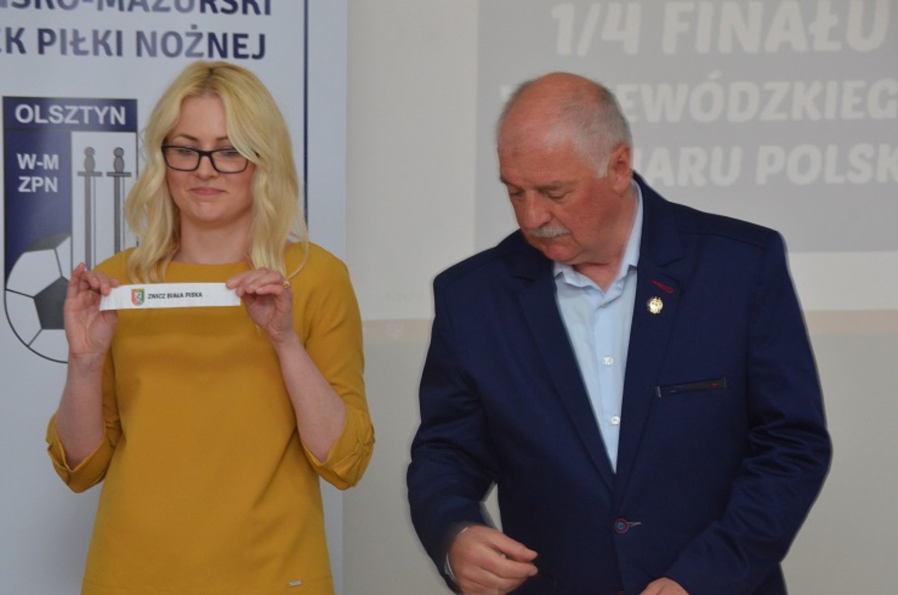 Znicz Biała Piska trafiła na Finishparkiet Drwęce Nowe Miasto Lubawskie. Fot. Paweł Piekutowski