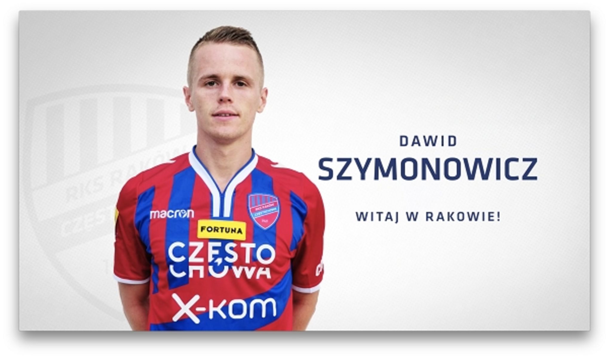 Dawid Szymonowicz. Fot. rksrakow.pl