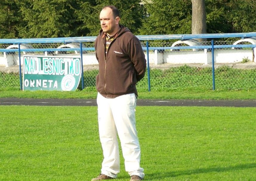 Dariusz Gergola nie jest już trenerem Błękitnych Orneta. Fot. Emil Marecki