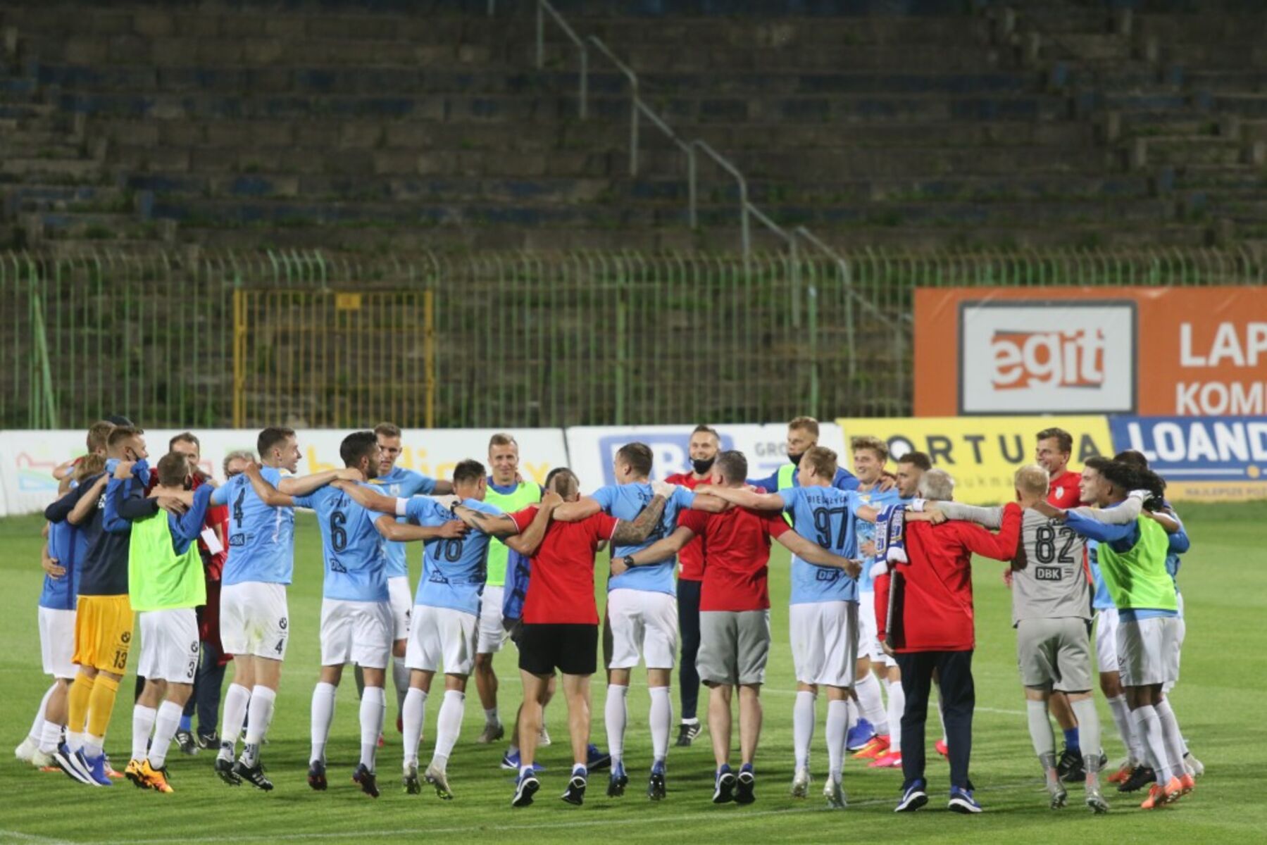 Stomil Olsztyn wygrał 2:0 z Olimpią Grudziądz. Fot. Emil Marecki