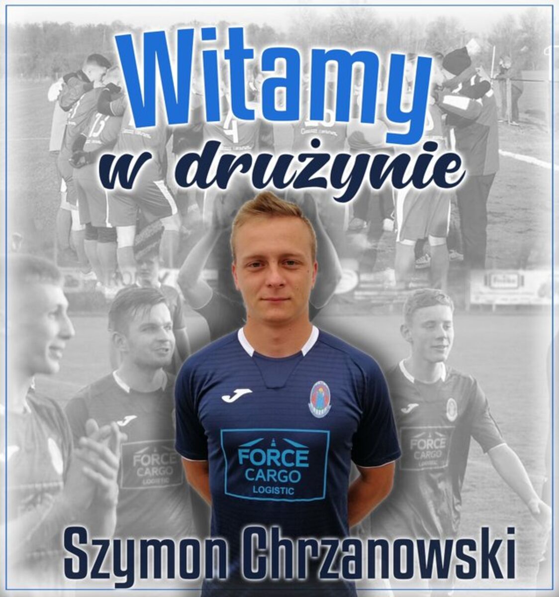 Szymon Chrzanowski. Fot. Błękitni Pasym