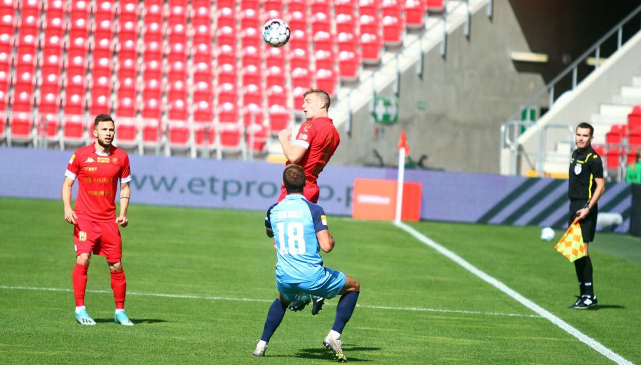 Jesienią Stomil przegrał 0:2 z Widzewem Łódź. Fot. Łukasz Kozłowski