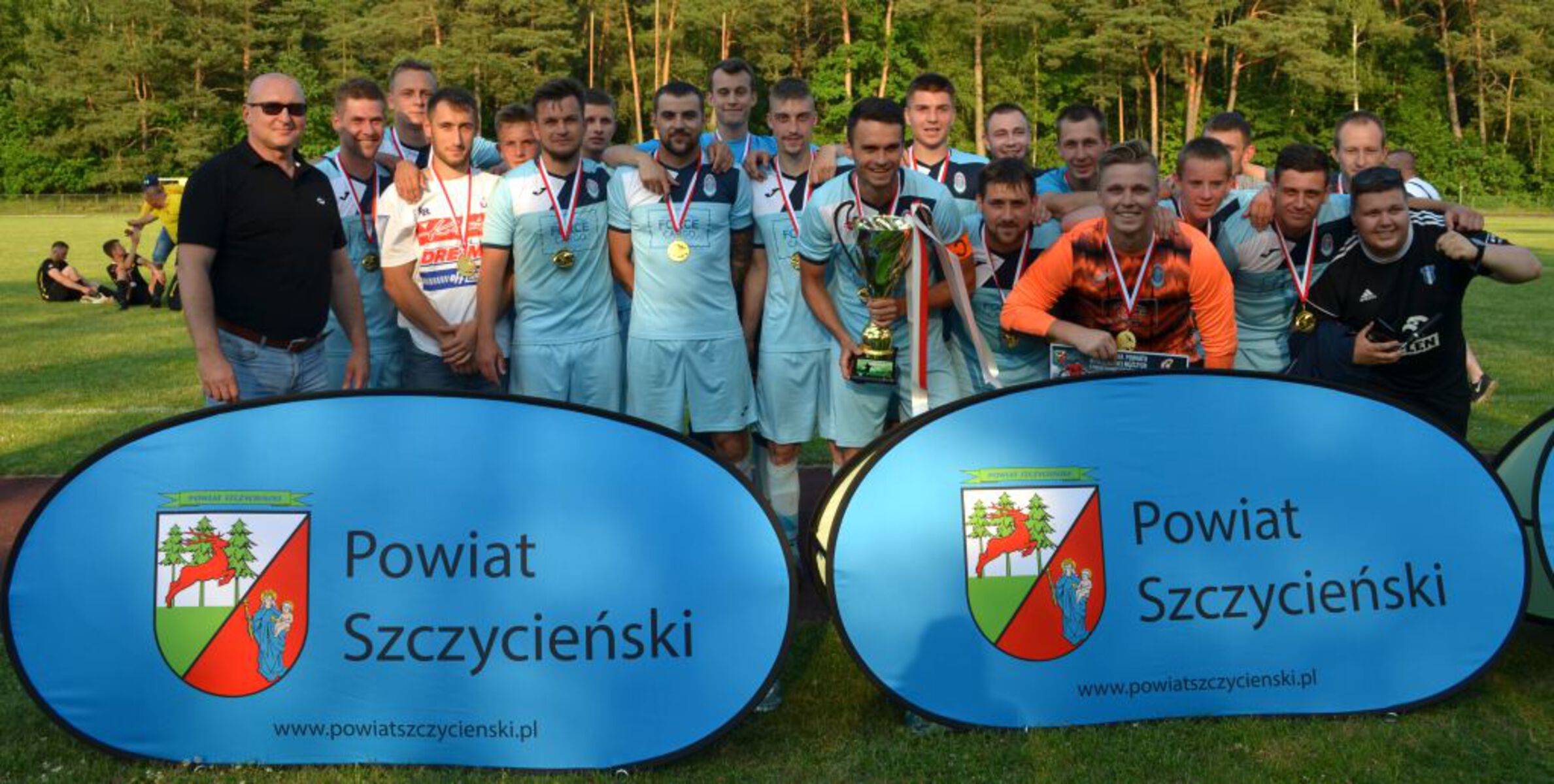 W poprzednim roku puchar wywalczyła drużyna Błekitnych Pasym. Fot. powiatszczycienski.pl