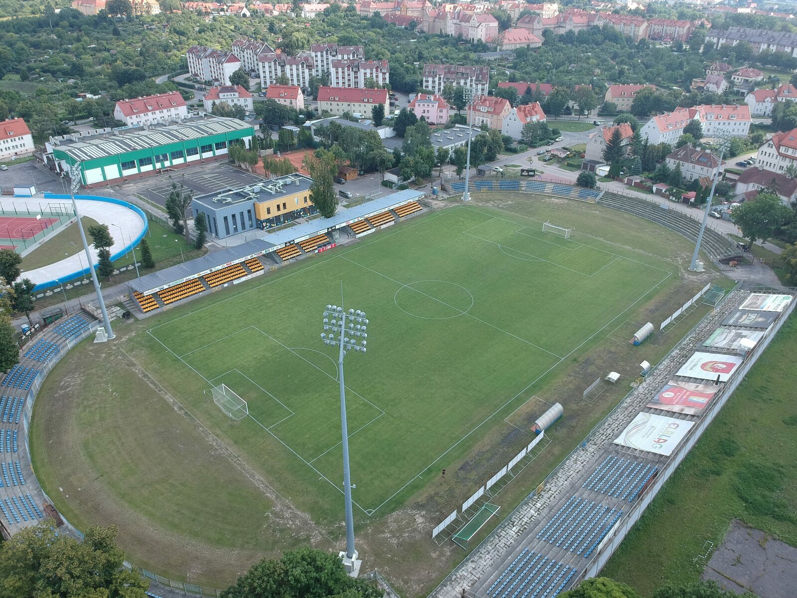 Stadion Olimpii Elbląg. Fot. zksolimpia.pl