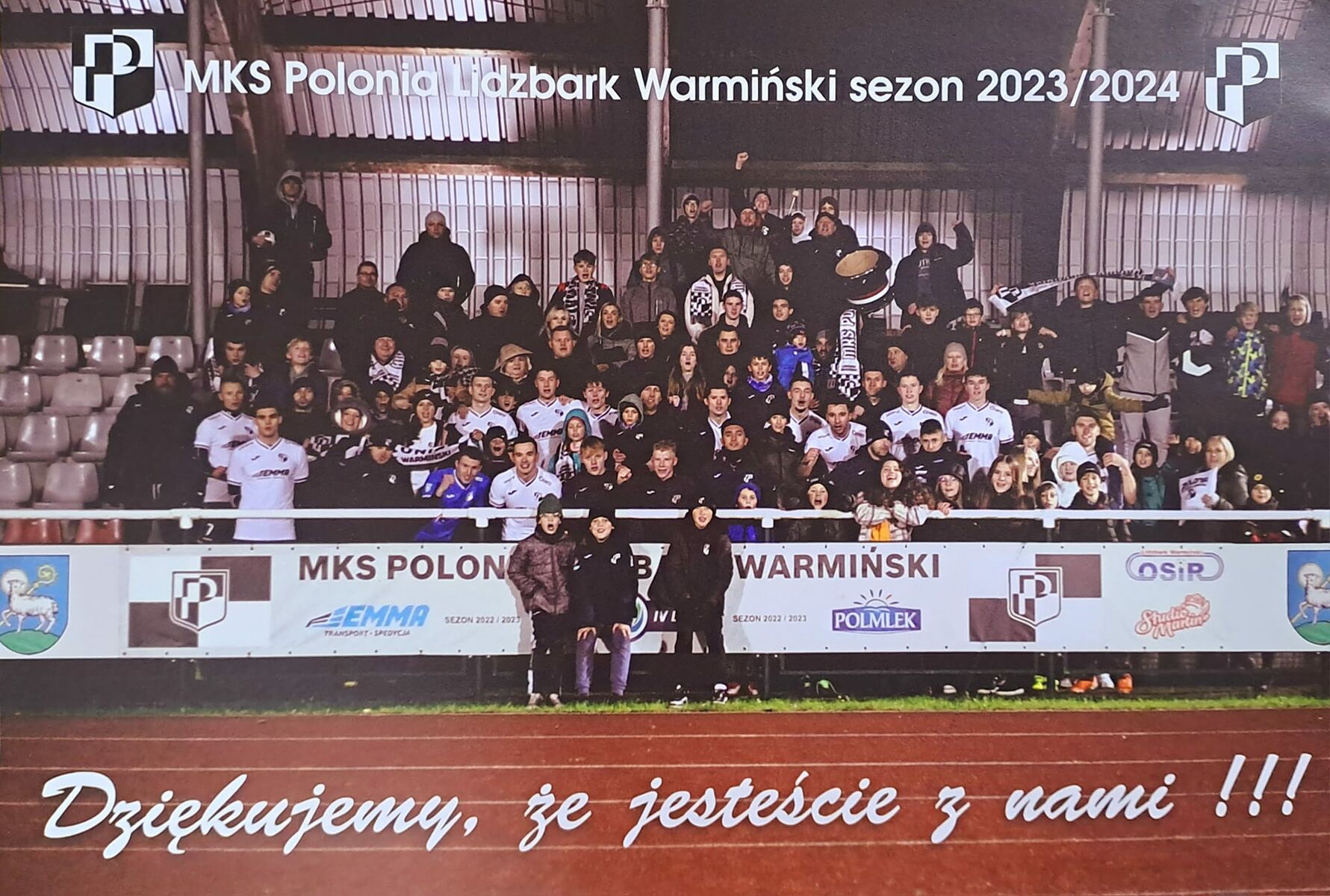 Polonia Lidzbark Warmiński liderem forBET IV ligi. Fot. facebook.com/polonialidzbarkwarminski