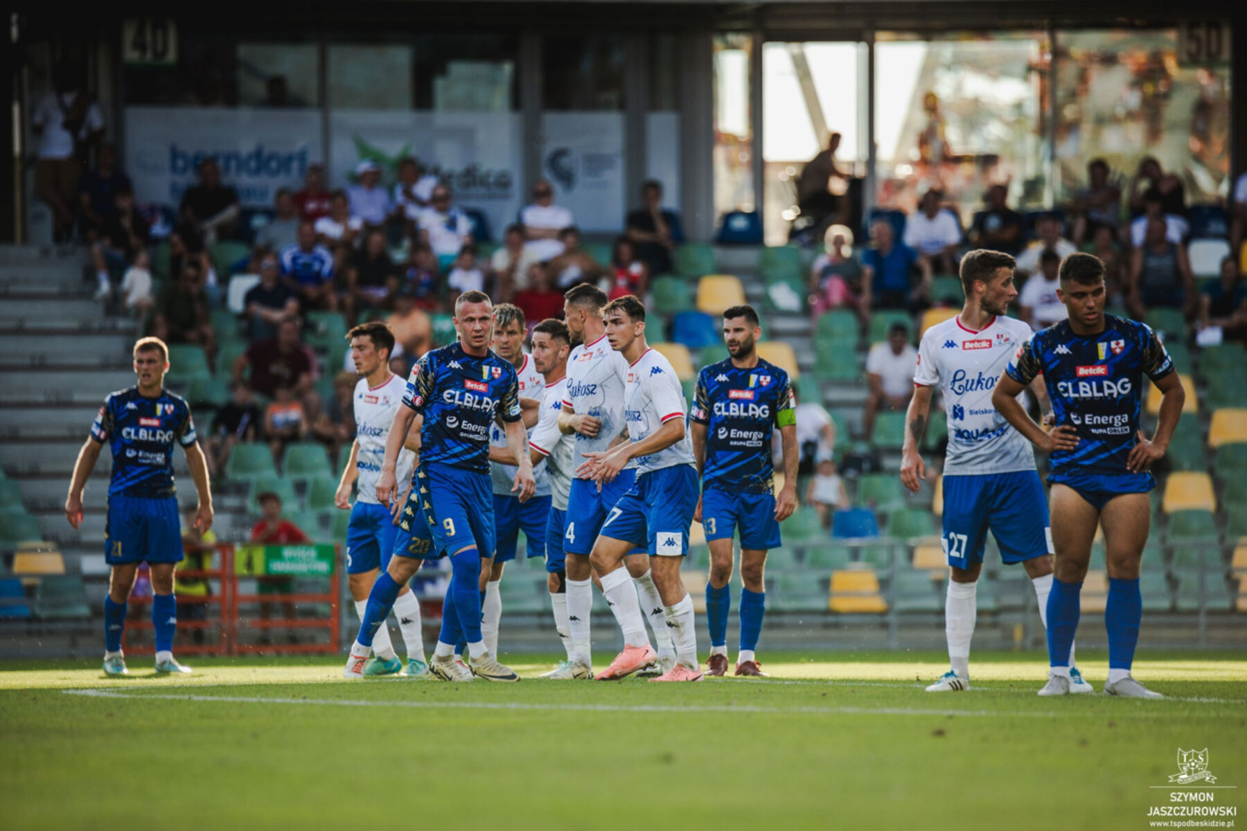 Olimpia Elbląg zremisowała 0:0 z Podbeskidziem Bielsko-Biała. Fot. tspodbeskidzie.pl