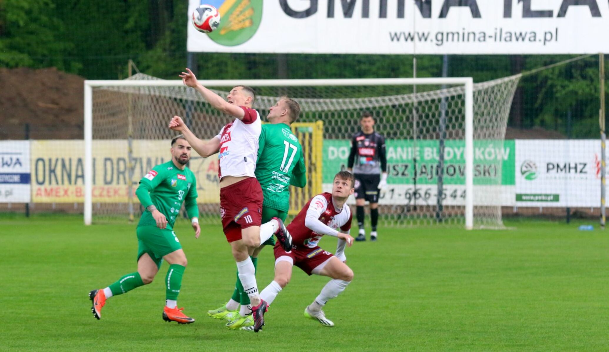 GKS Wikielec przegrał 2:4 z ŁKS-em Łomża. Fot. Emil Mareckid