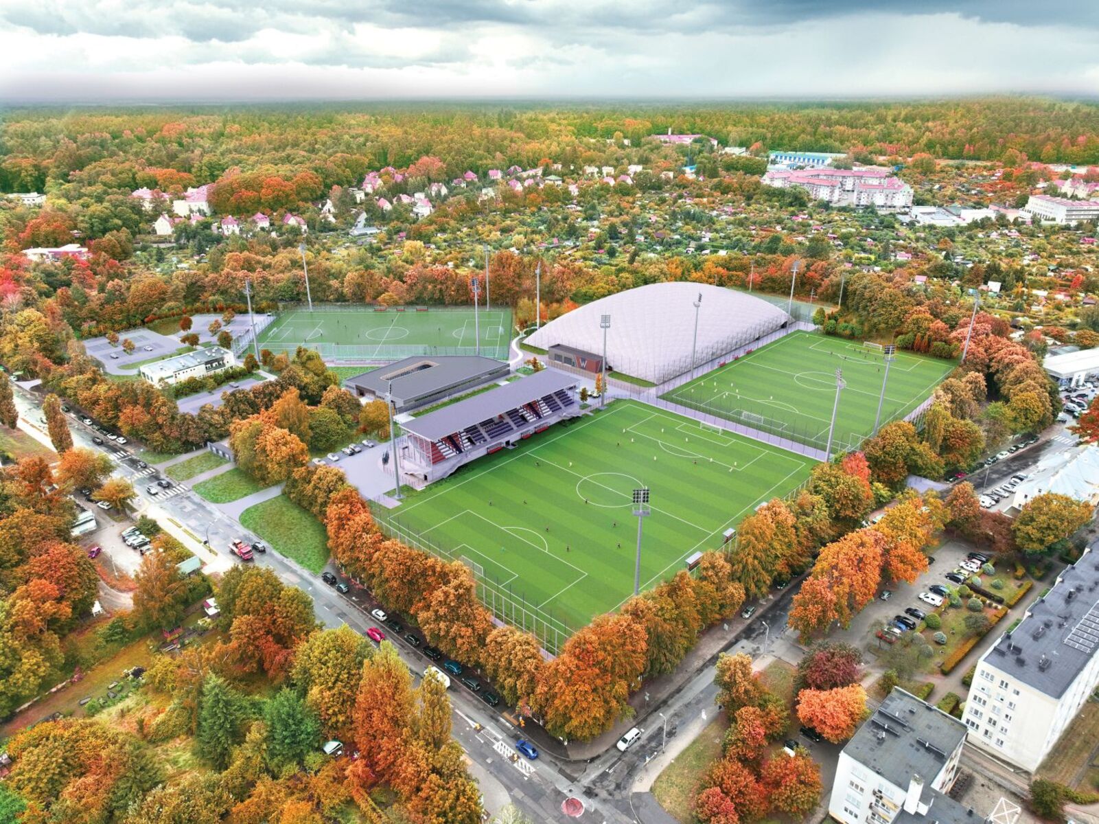 Ośrodek Szkolenia Piłkarskiego w Olsztynie. Fot. olsztyn.eu
