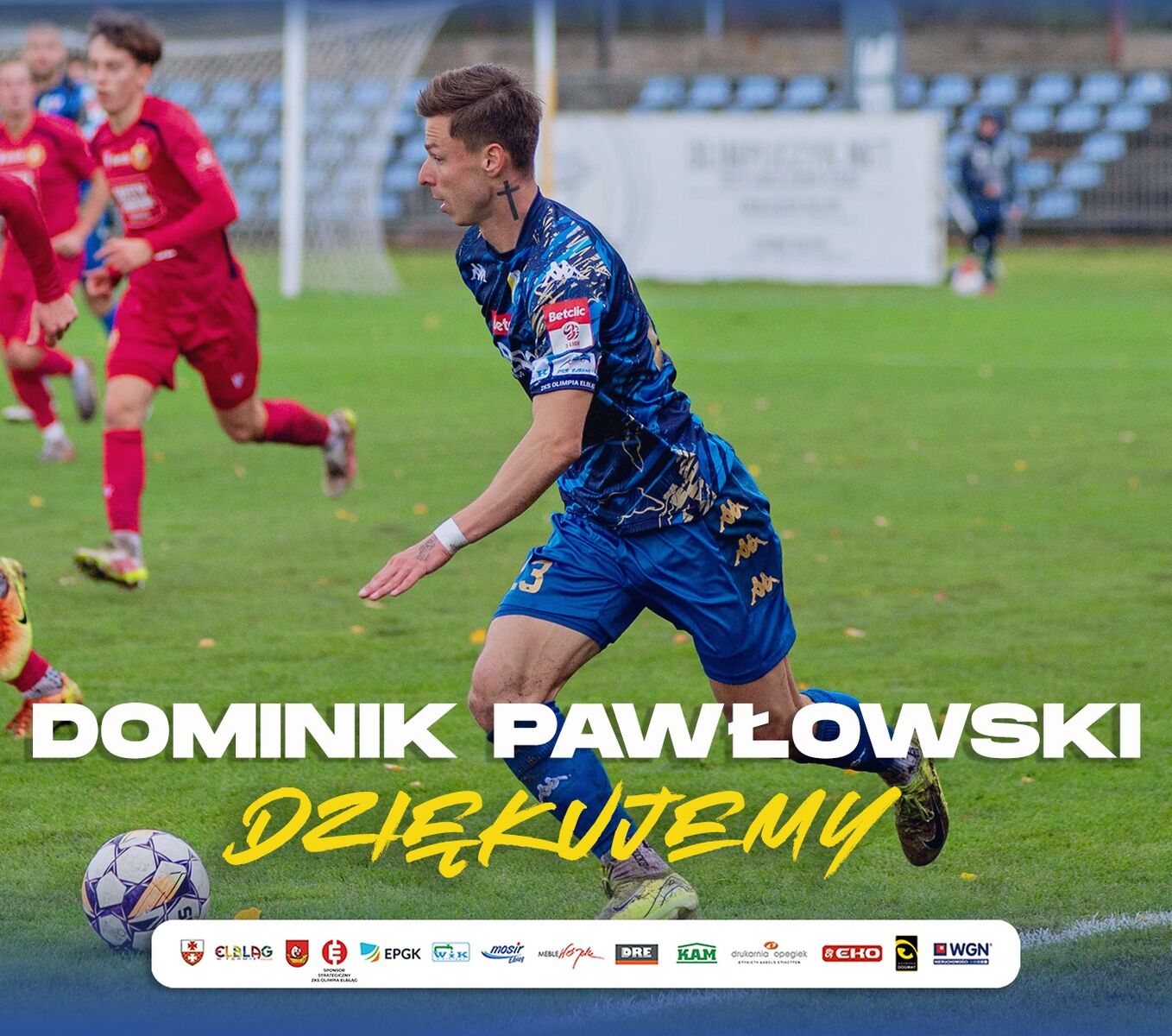 Dominik Pawłowski. Fot. Olimpia Elbląg