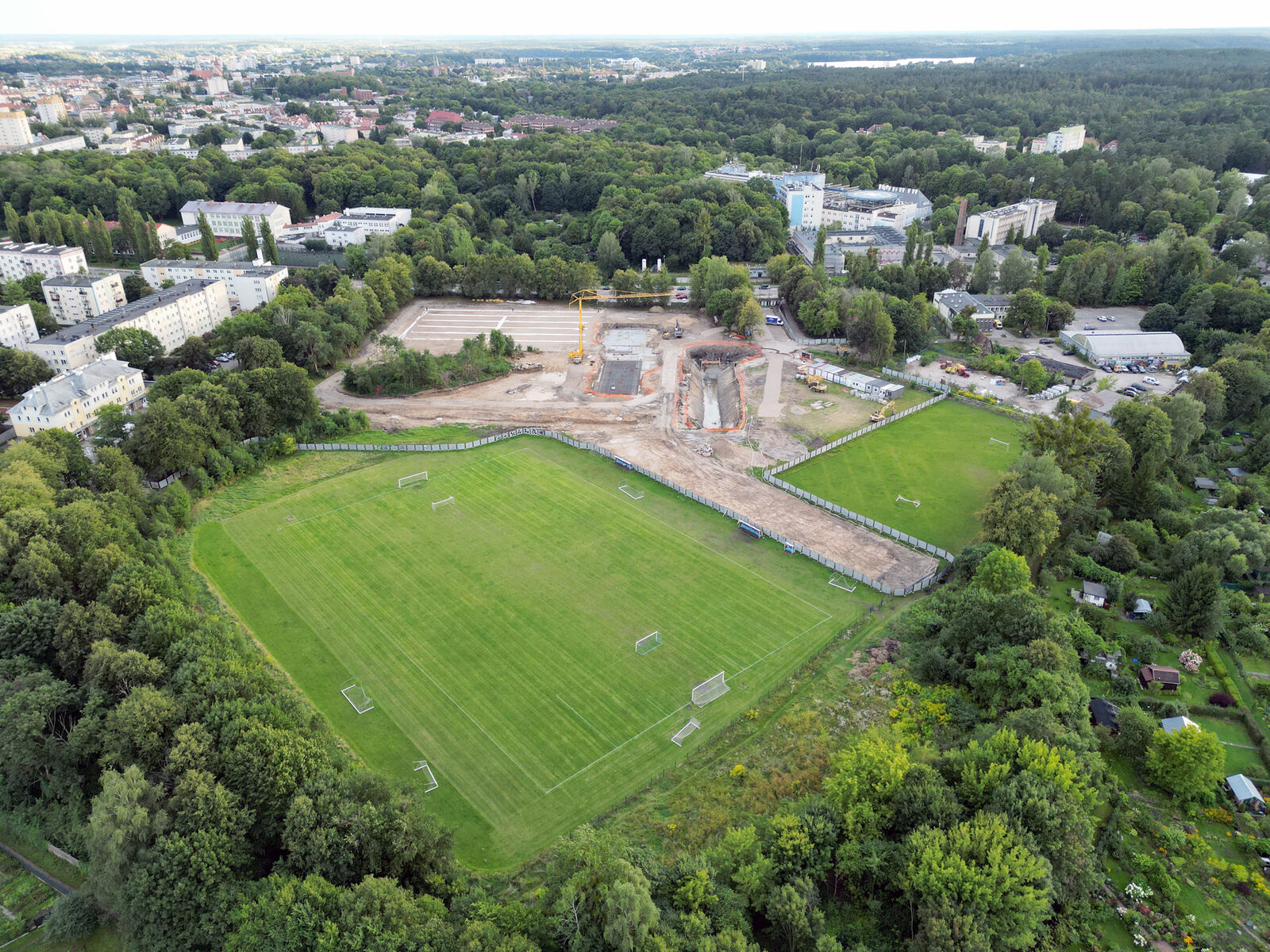 Wielkie zmiany na stadionie Warmii w Olsztynie. Fot. Łukasz Kozłowski