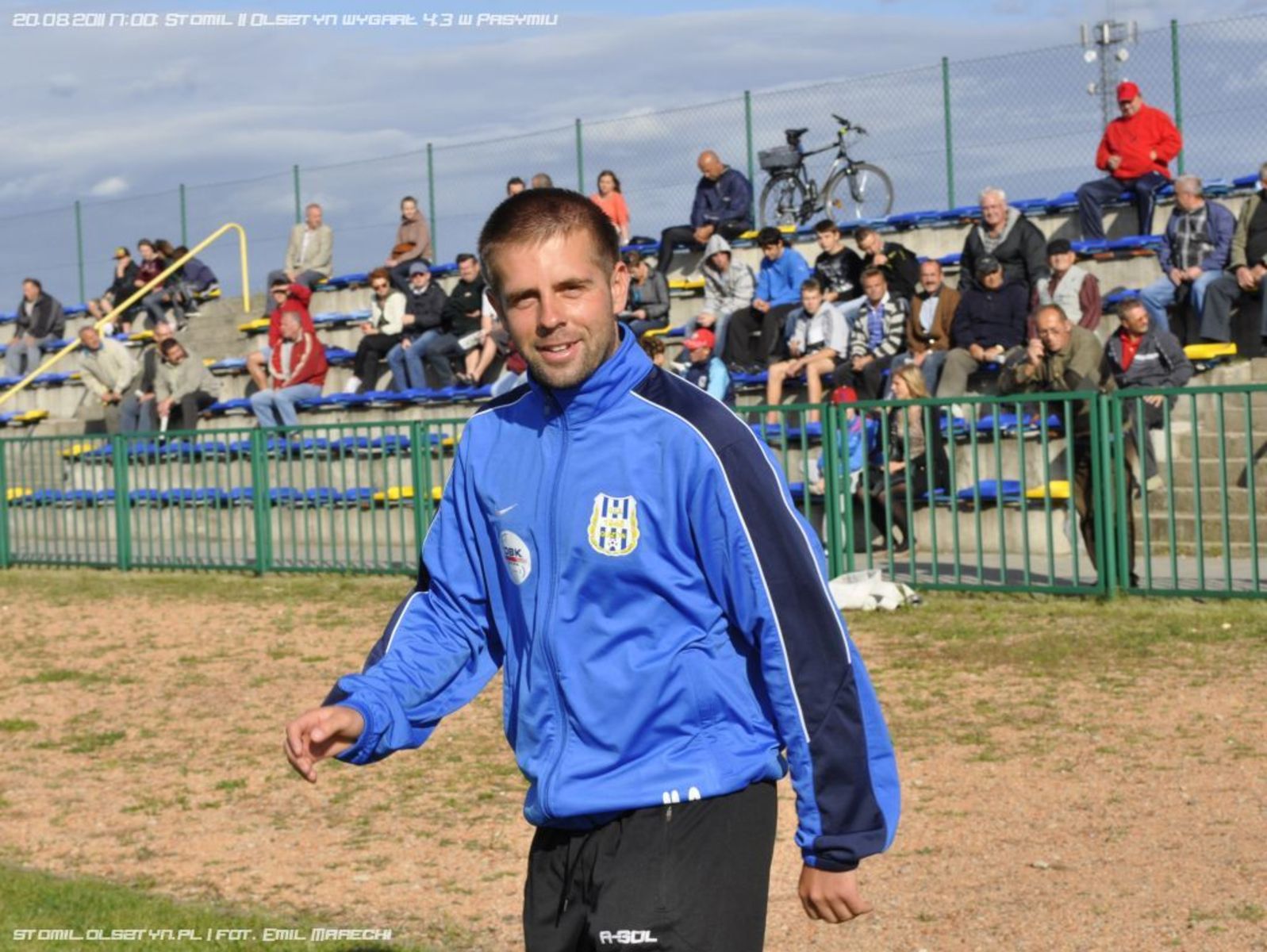 Młodzi piłkarze Michała Alancewicza niemal przez cały mecz grali z Błękitnymi w osłabieniu, a mimo to zdołali wywieźć z Pasymia trzy punkty. Fot. Emil Marecki