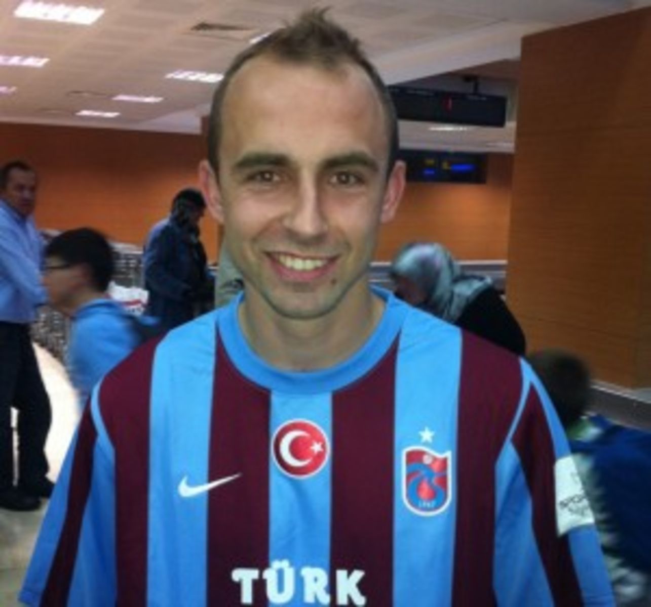 Adrian Mierzejewski ma powody do radości; wkrótce czekają go występy w Lidze Mistrzów! Fot. Trabzonspor