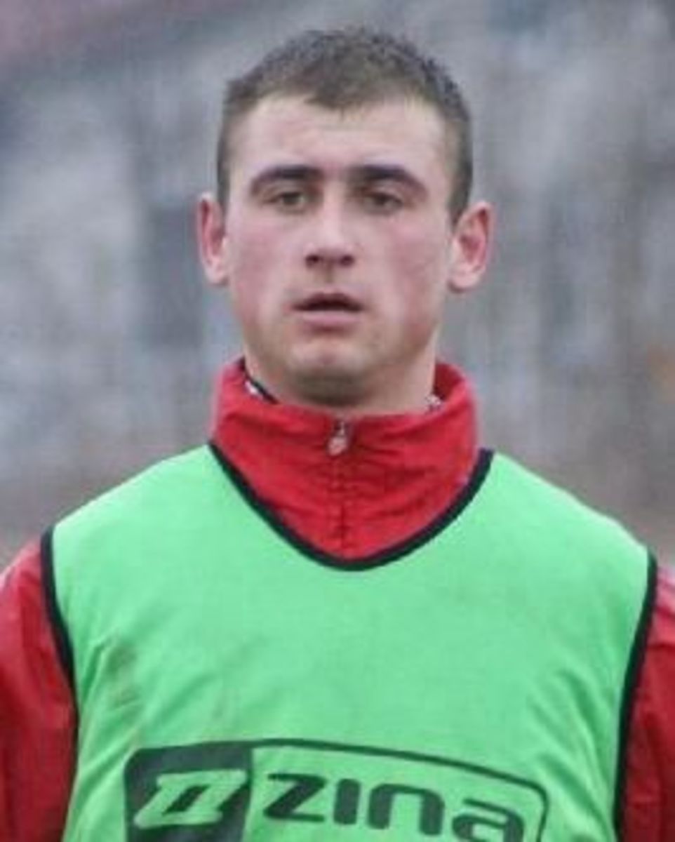 24-letni Cezary Jakim strzelił dwie bramki dla Polonii w meczu z rezerwami Concordii Elbląg. Fot. poloniailowo.pl