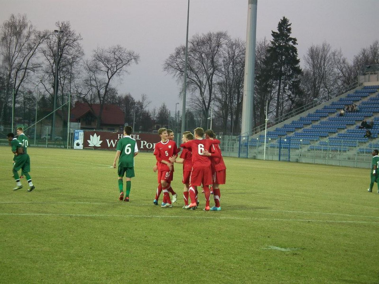 W pierwszym meczu Polska - Walia do lat 15 Polacy wygrali 2:0. Fot. wmzpn.pl